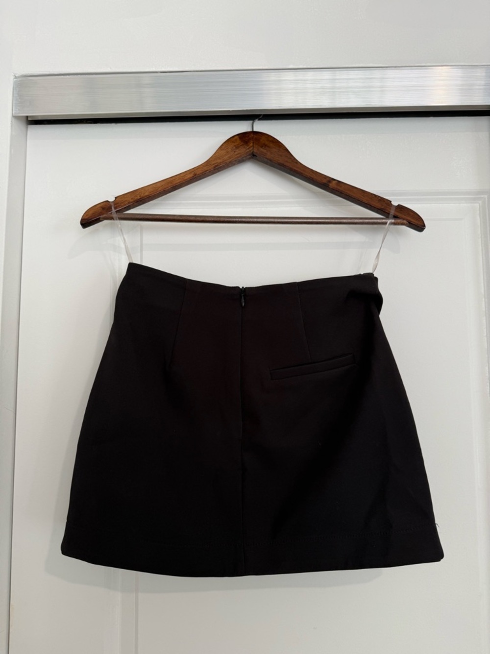 Black Embellished Mini Skirt and Blazer Set with Crystal Bunny Appliqués - Picture 2 of 5